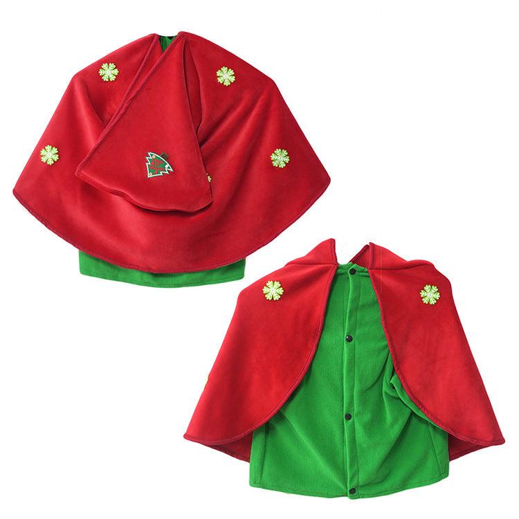 Festive Embroidered Christmas Cloak For Pets