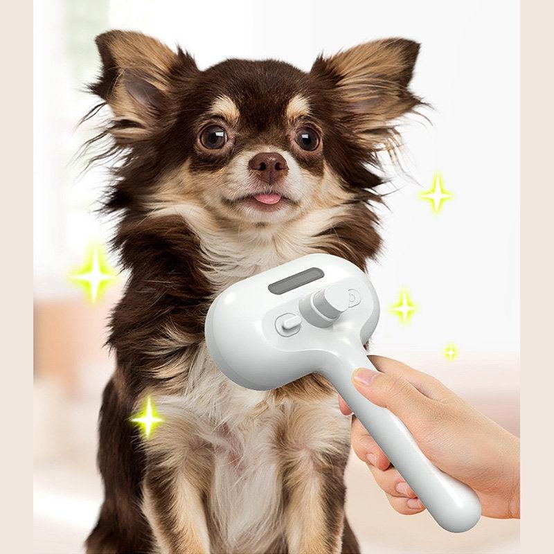 Pet Comb Self Cleaning Pets Hair Remover Brush For Dogs Grooming Comb Built-In Mist Humidifier