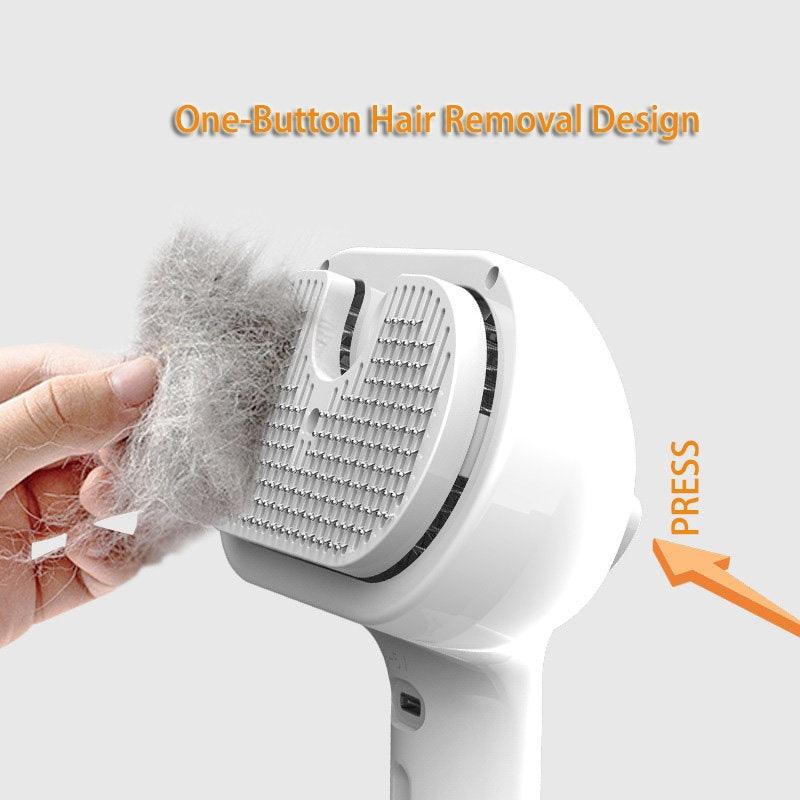 Pet Comb Self Cleaning Pets Hair Remover Brush For Dogs Grooming Comb Built-In Mist Humidifier