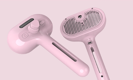 Pet Comb Self Cleaning Pets Hair Remover Brush For Dogs Grooming Comb Built-In Mist Humidifier